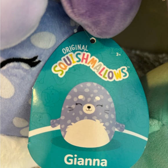 Four sea creature 8” squishmallow kellytoy - Picture 12 of 15